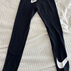 Nike Kids Leggings with White Swoosh
